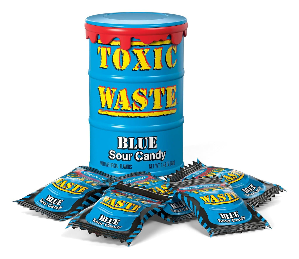 Toxic Waste Blue Sour Candy - Sweet Thrills