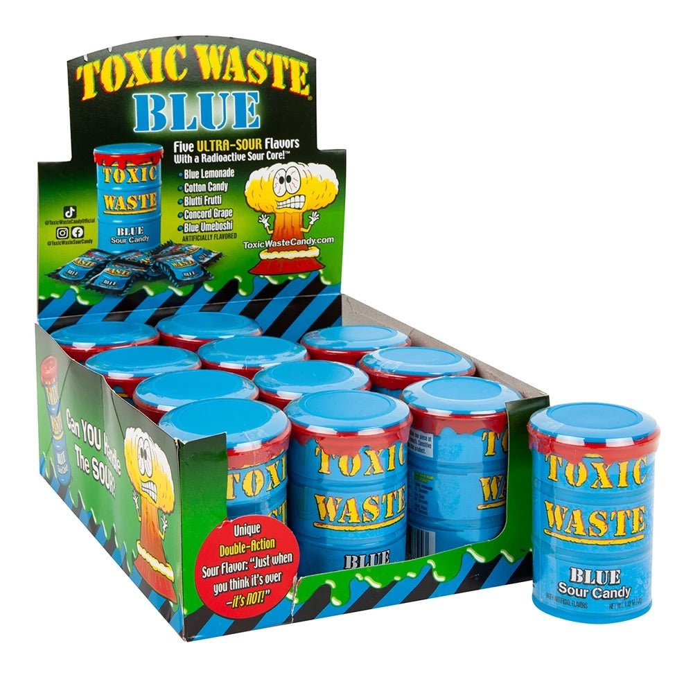 Toxic Waste Blue Sour Candy - Sweet Thrills