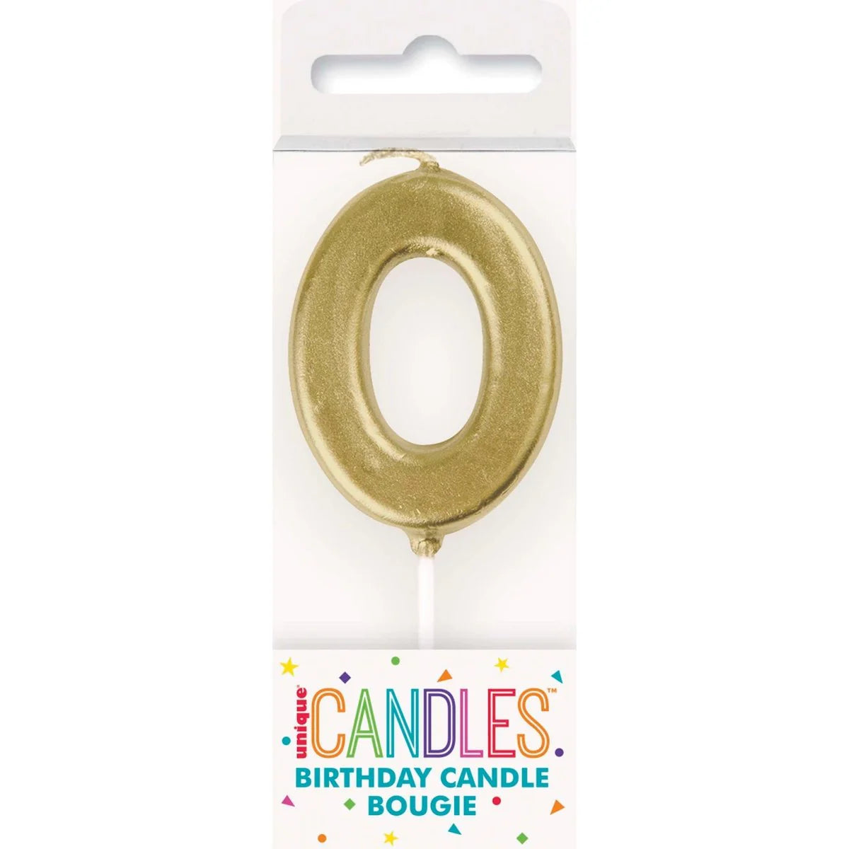 MINI GOLD NUMBER CANDLES