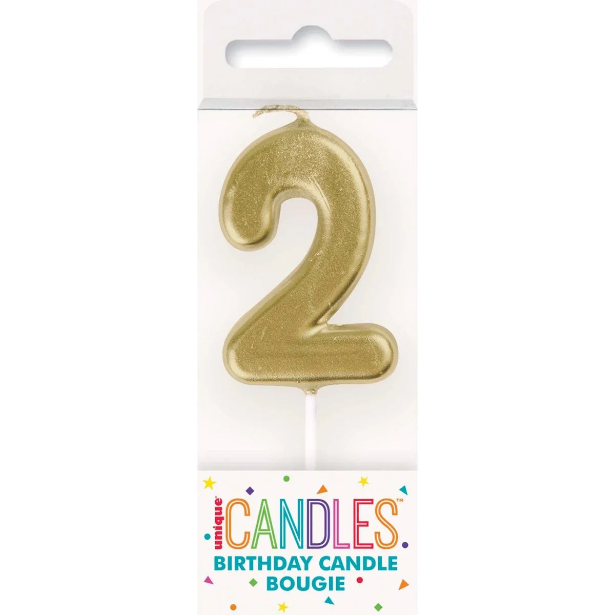 MINI GOLD NUMBER CANDLES