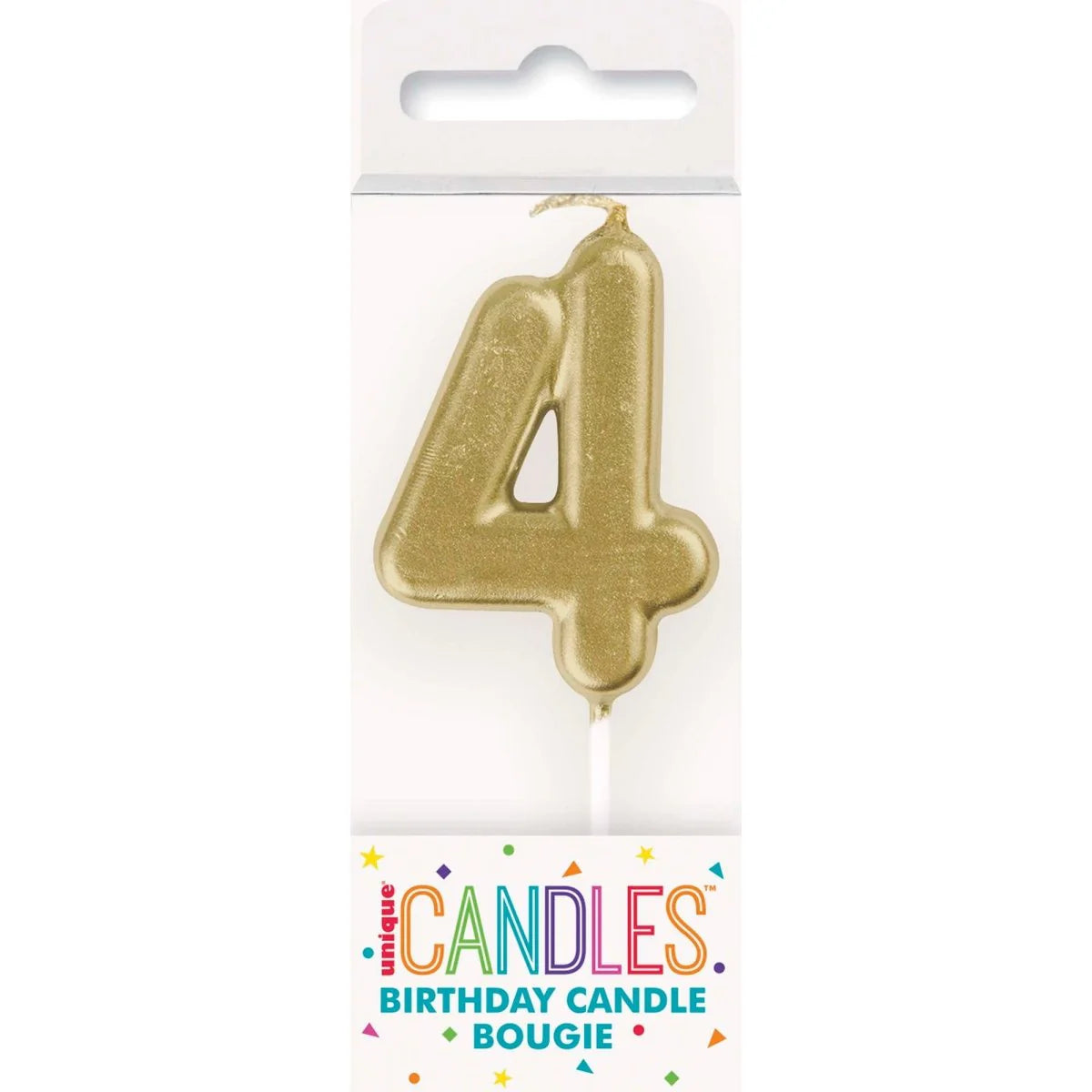MINI GOLD NUMBER CANDLES