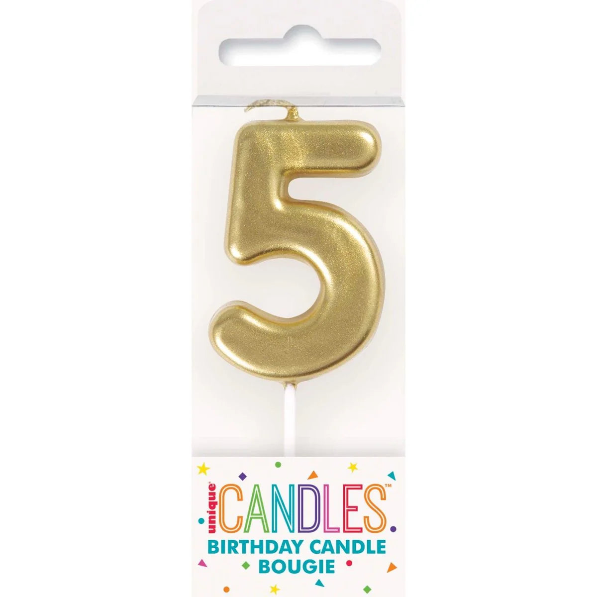MINI GOLD NUMBER CANDLES