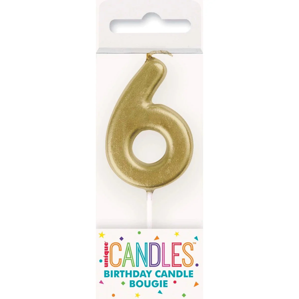 MINI GOLD NUMBER CANDLES