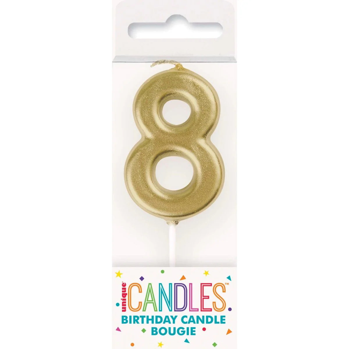MINI GOLD NUMBER CANDLES