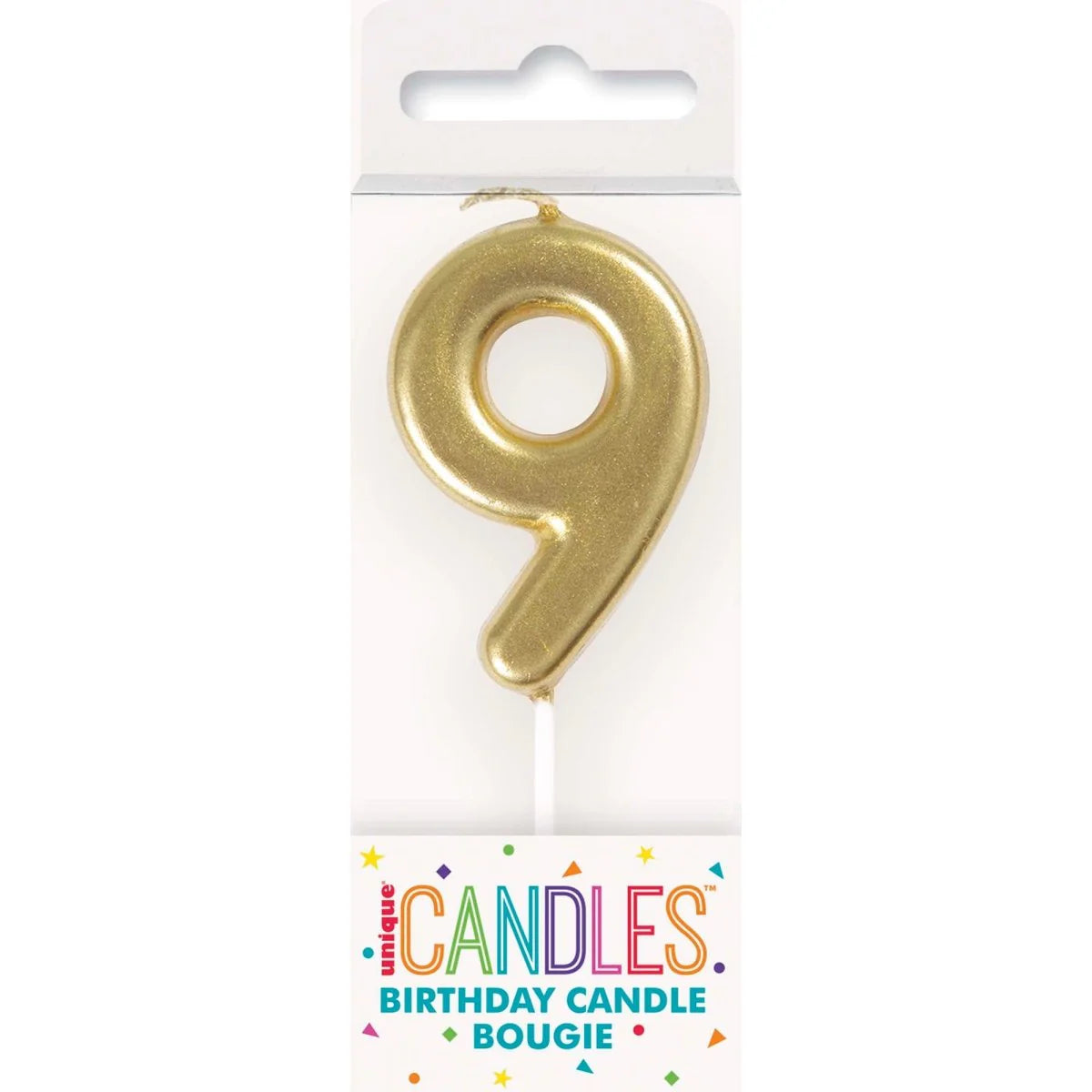 MINI GOLD NUMBER CANDLES