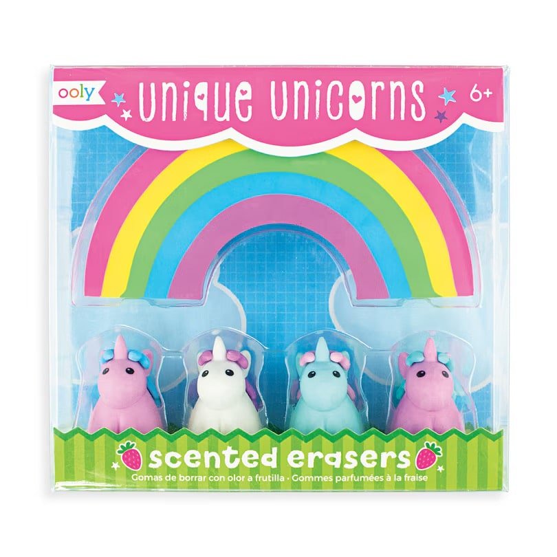 Unique Unicorns Scented Erasers - Sweet Thrills