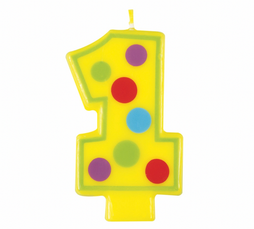 DECORATIVE BIRTHDAY CANDLE #1