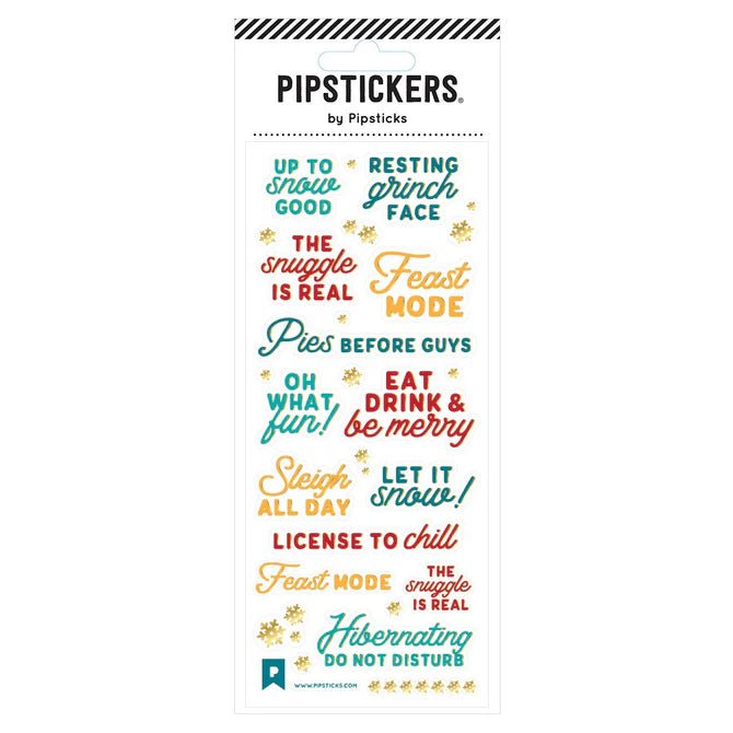 UP TO SNOW GOOD PIPSTICKERS - Sweet Thrills