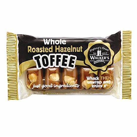 WALKERS ROASTED HAZELNUT TOFFEE - Sweet Thrills