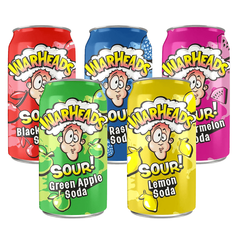 WARHEADS SOUR SODAS - Sweet Thrills