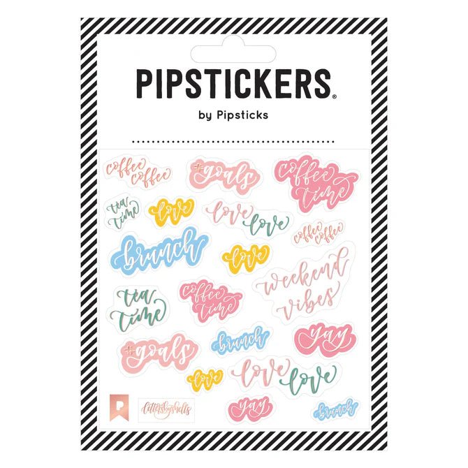 WEEKEND VIBES PIPSTICKERS - Sweet Thrills