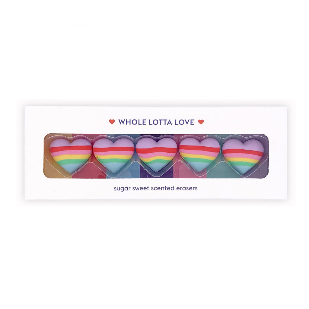 WHOLE LOTTA LOVE ERASER SET - Sweet Thrills