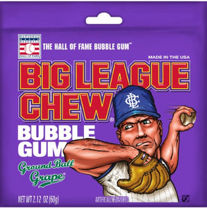 Big League Chew Blue Raspberry Bubble Gum | Candy Funhouse