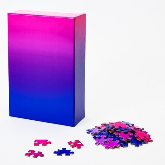 (100 pcs) Gradient Puzzle - Blue to Pink - Sweet Thrills