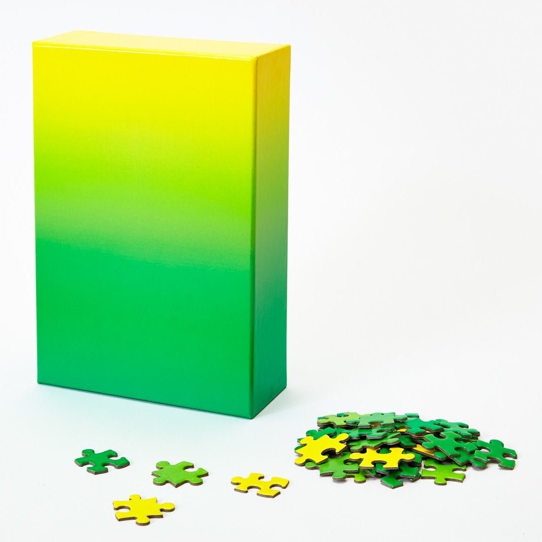 (100 pcs) Gradient Puzzle - Green to Yellow - Sweet Thrills