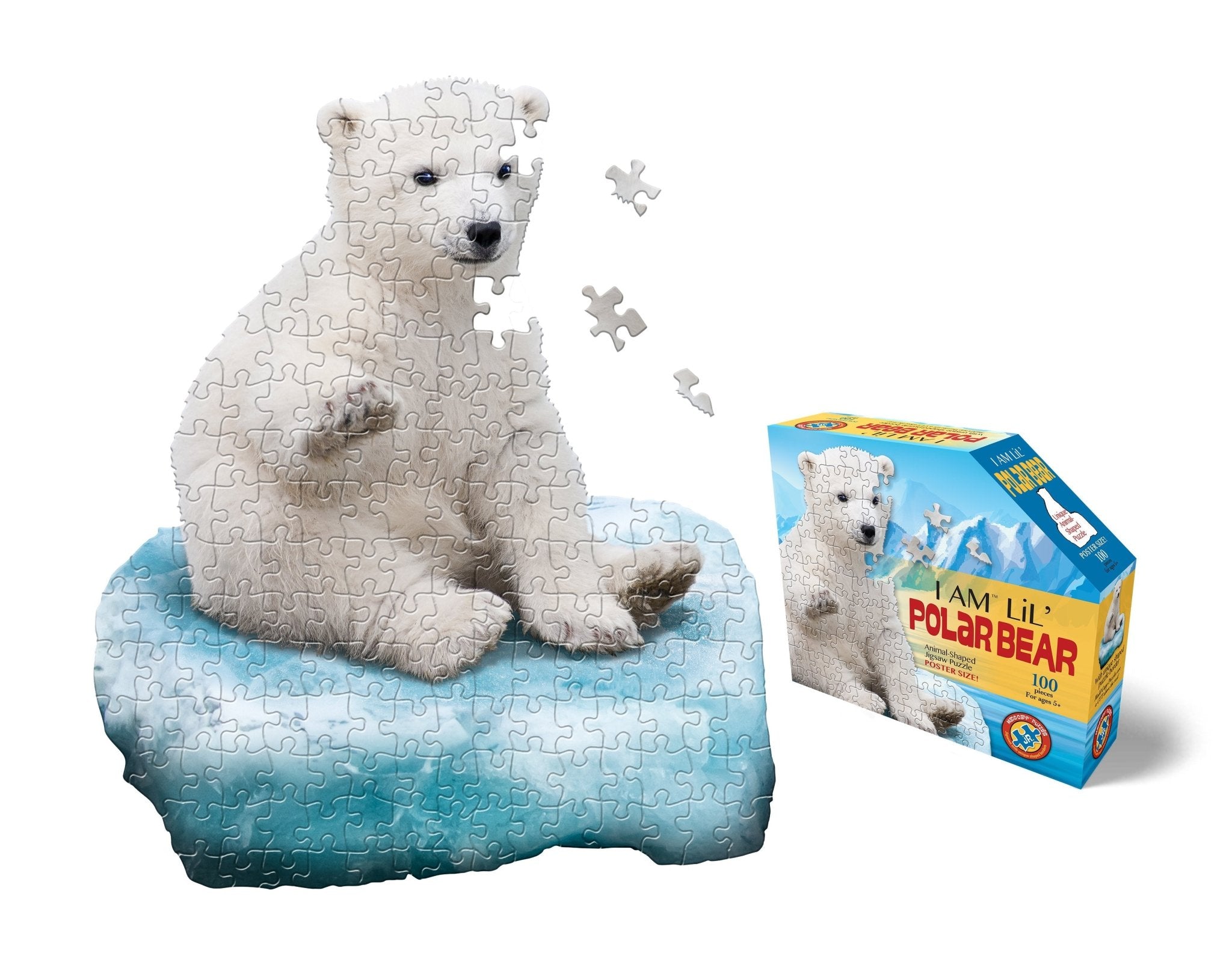 (100 pcs) I Am a Lil' Polar Bear Puzzle - Sweet Thrills