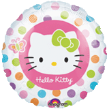 HELLO KITTY POKA DOT BALLOON