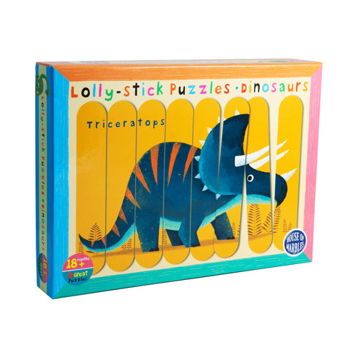 LOLLY-STICK PUZZLE DINO