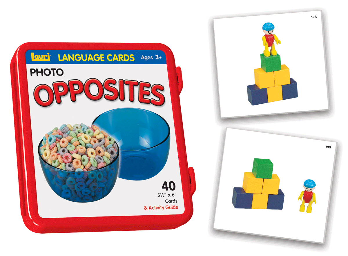 Opposites Language Card