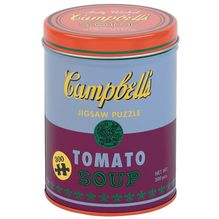 (300 pcs) Andy Warhol Soup Can Puzzle - Red - Sweet Thrills