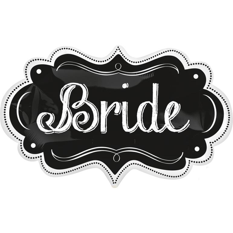 BRIDE CHALKBOARD BALLOON