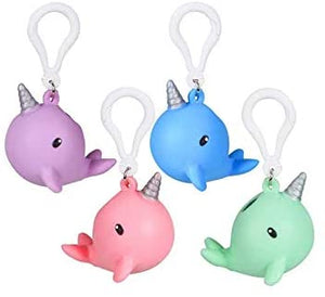 NARWHAL SQUEEZE KEYCHAIN
