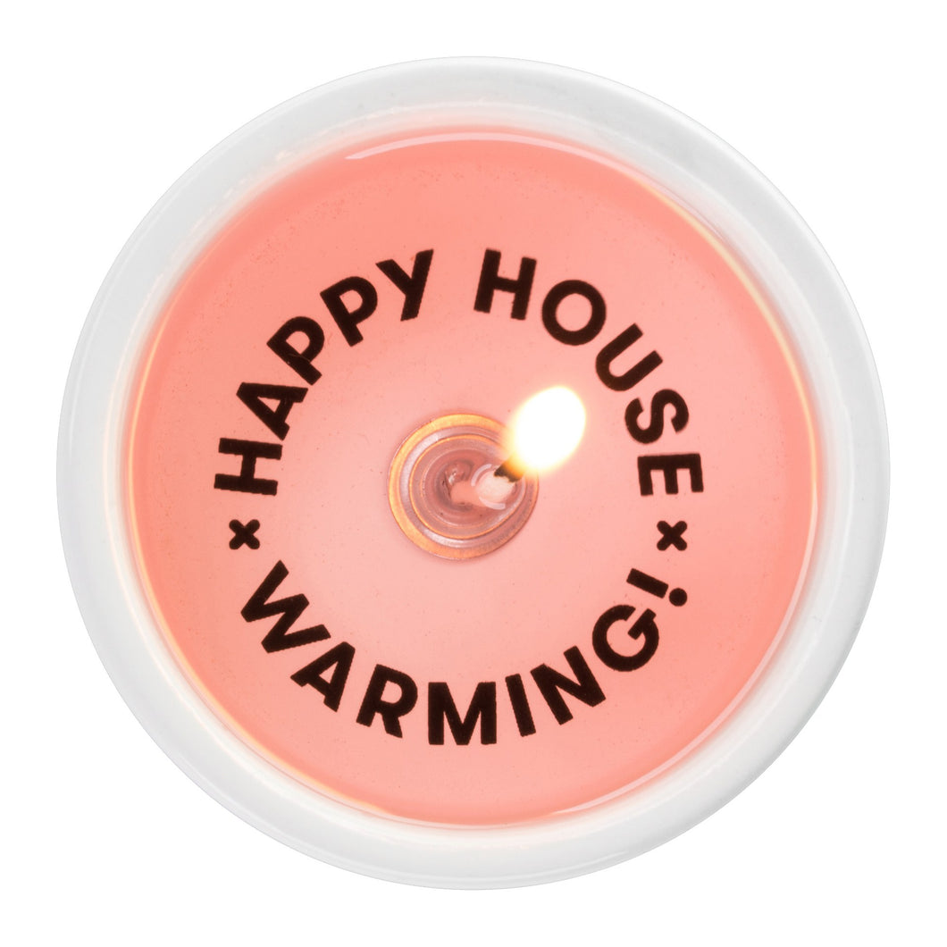 Message Candle - Happy House Warming