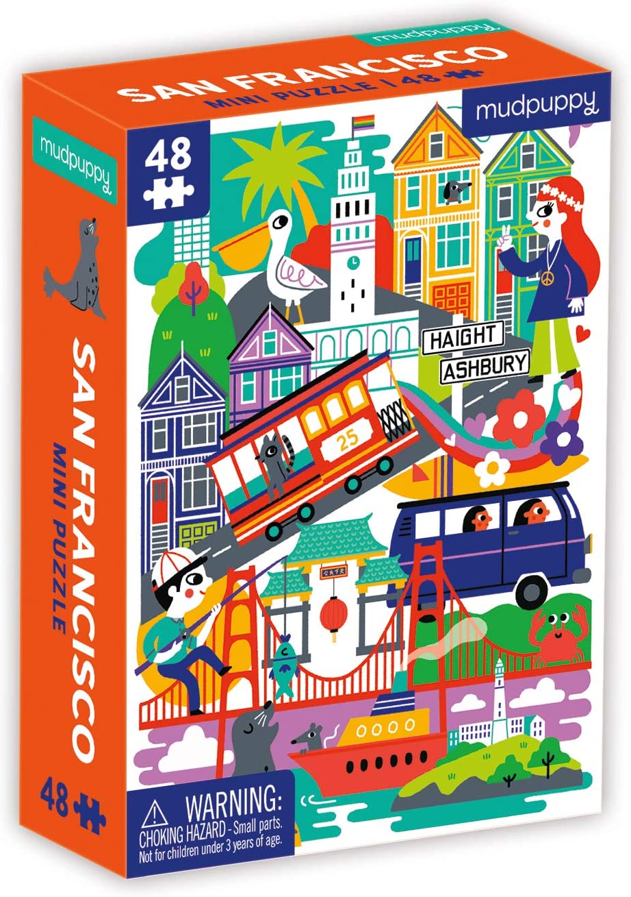 (48 pcs) San Francisco Mini Puzzle - Sweet Thrills