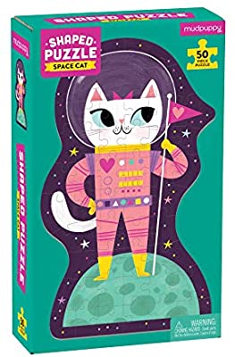 (50 pcs) Space Cat Shaped Puzzle - Sweet Thrills