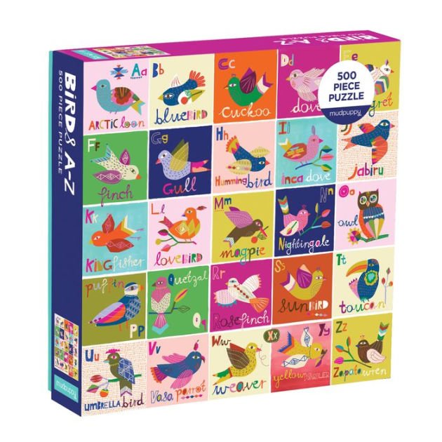 (500 pcs) Birds A to Z Puzzle - Sweet Thrills