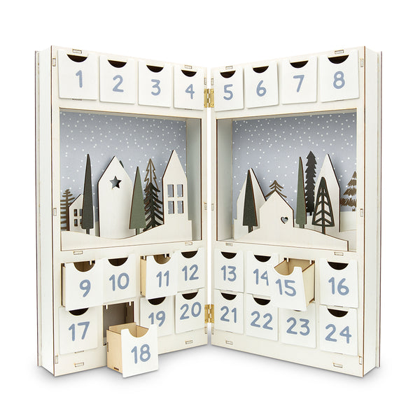 WOODEN COTTAGE ADVENT CALENDAR