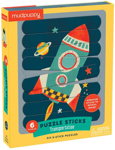 TRANSPORTATION PUZZLE STICKS