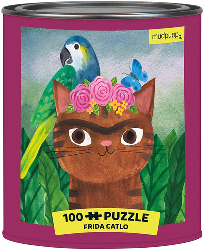 (100 pcs) Frida Catlo Puzzle