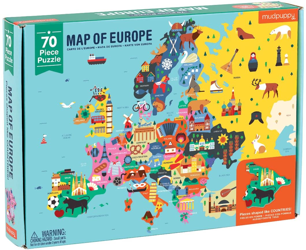 MAP OF EUROPE 70PC