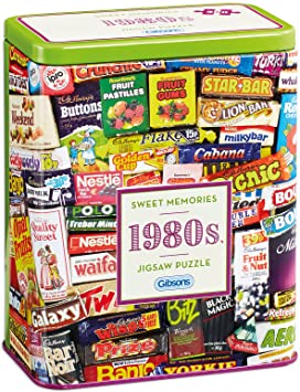 1980 SWEET MEMORIES PUZZLE TIN