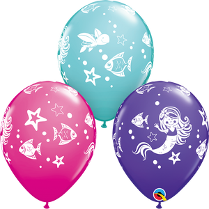 MERMAID 11" LATEX BALLOON