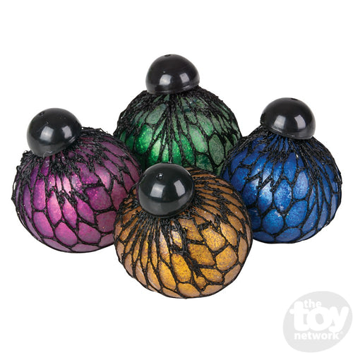 Mesh Squish Ball - Metallic