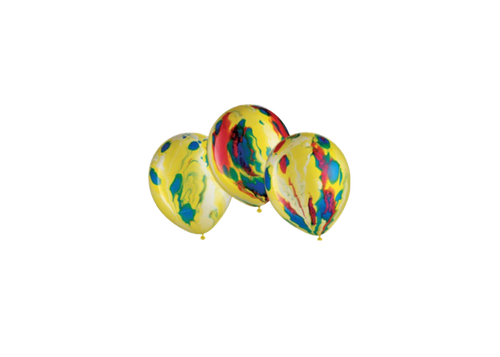MARBLEIZED BALLOONS YELLOW