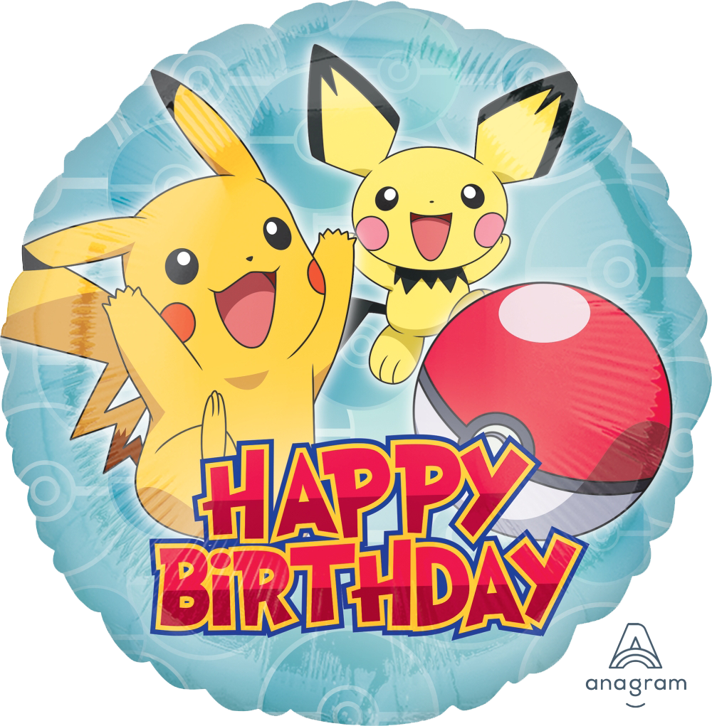 Pokemon Birthday Balloon