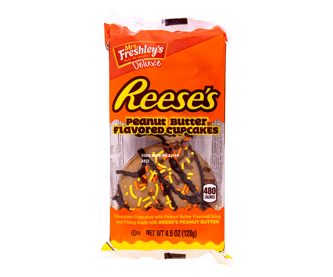 MRS FRESHLEY'S REESE PEANUT BUTTER CUPCAKES