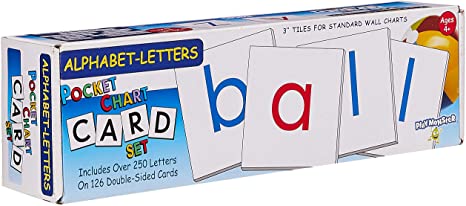 Alphabet Letters Pocket Chart Cards