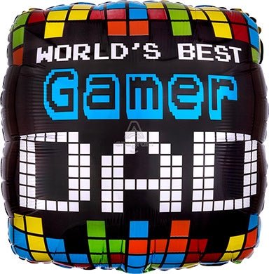 BEST GAMER DAD FOIL BALLOON - Sweet Thrills