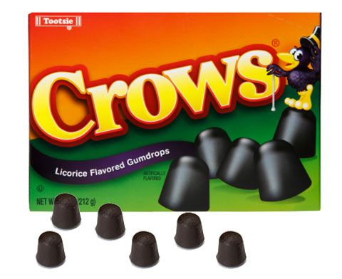 CROWS LICORICE GUMDROPS THEATRE BOX