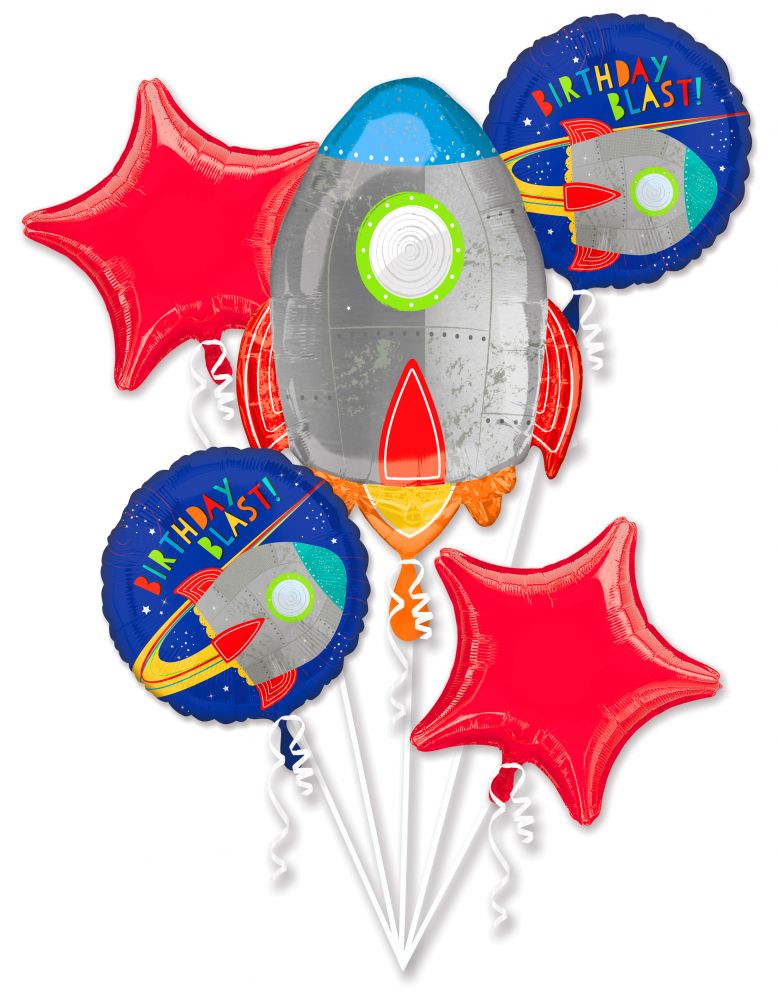 BLAST OFF BIRTHDAY BALLOON BOUQUET - Sweet Thrills