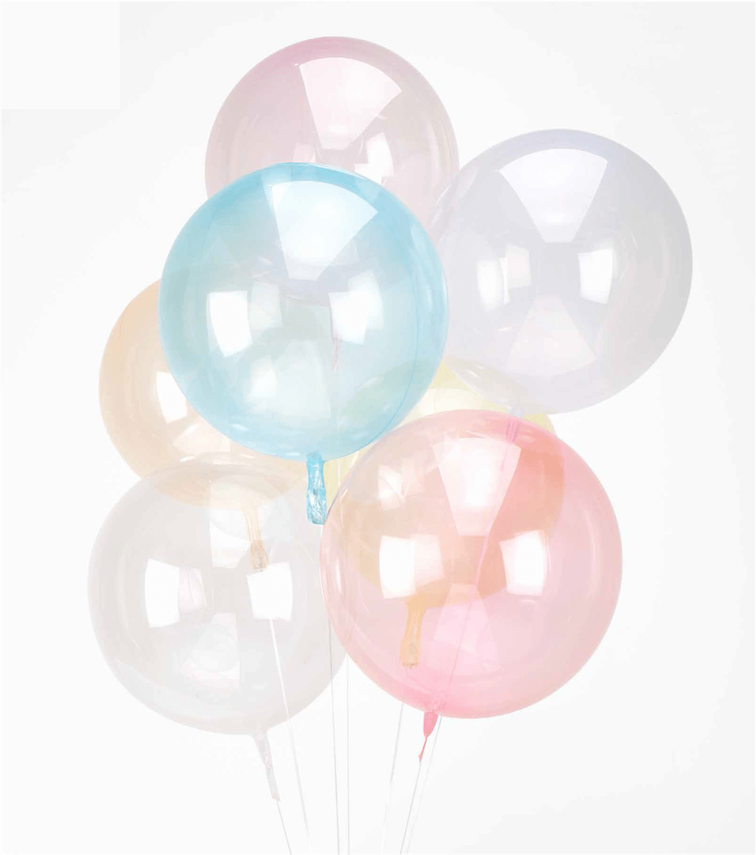 BLUE Crystal Clear Balloon - Sweet Thrills