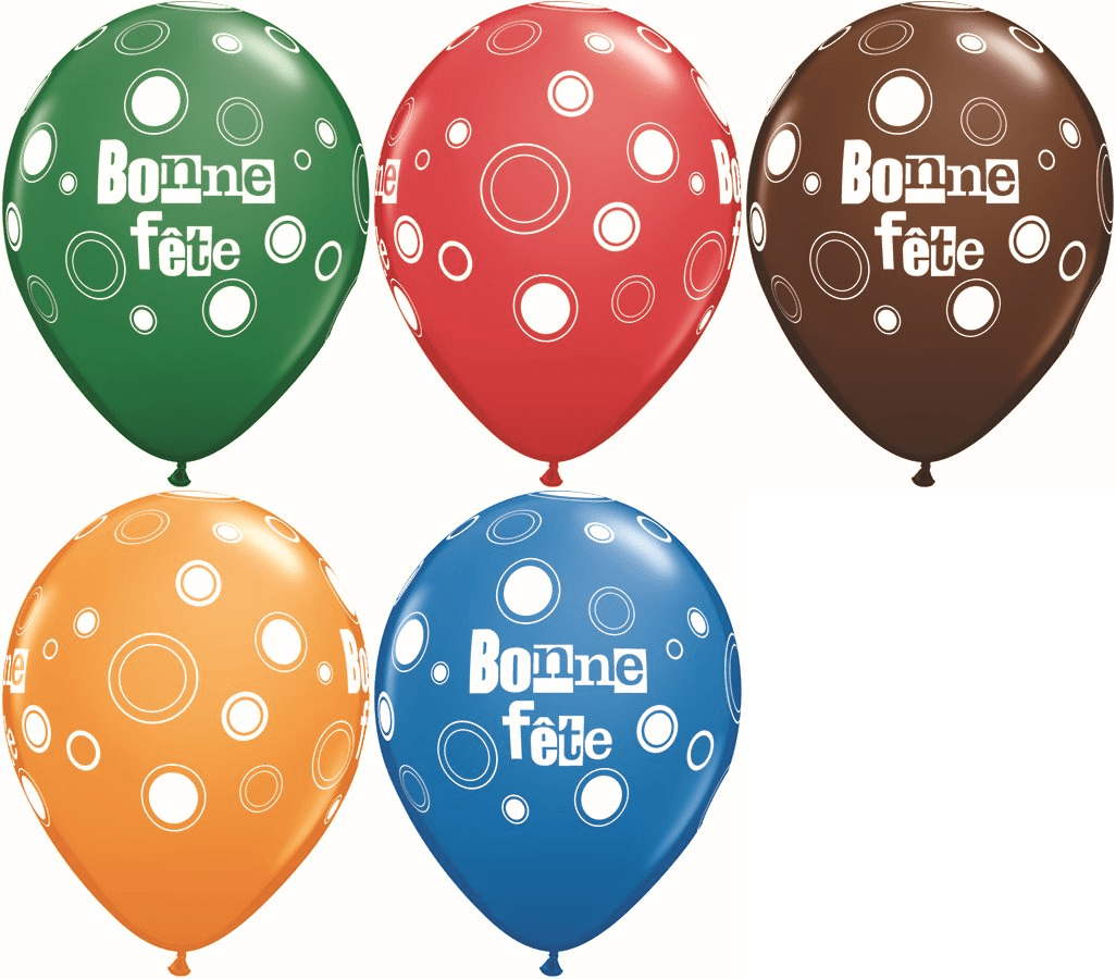 BONNE FETE 11' LATEX BALLOON - Sweet Thrills