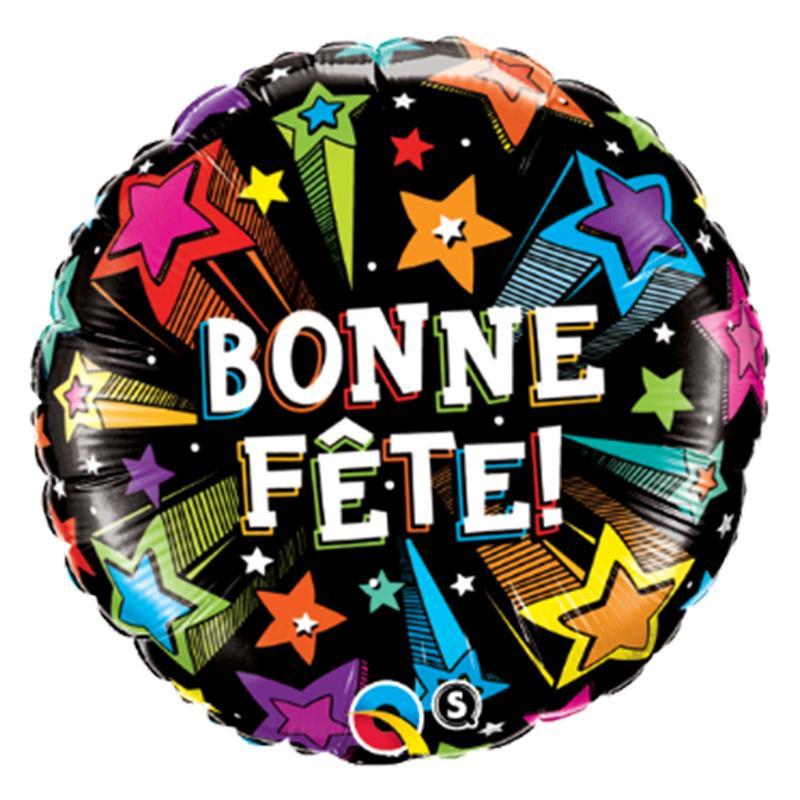 BONNE FETE STARS FOIL BALLOON - Sweet Thrills