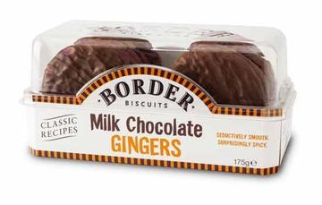 Border Biscuits: Milk Chocolate Ginger