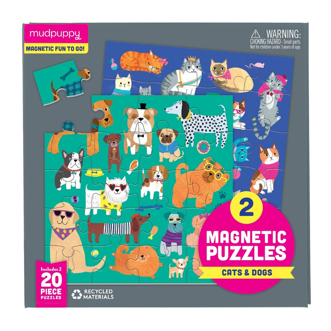 Magnetic Cats and Dogs Puzzle