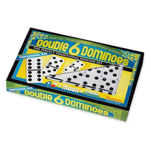 DOUBLE 6 DOMINOES BLACK